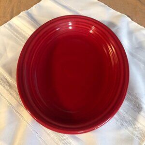 Fiesta HLC Serving Platter Oval Scarlet Red 11.5" x 9"